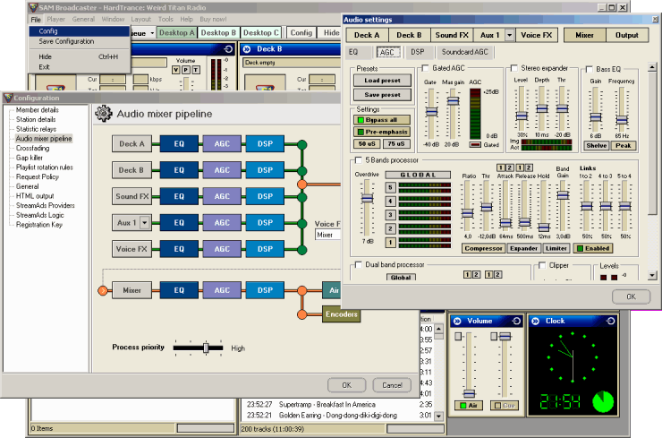sam broadcaster stereo tools latency